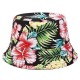 Printed Double-sided Wearable Sun Hat Summer Outdoor Collapsible Bucket Hat