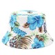 Printed Double-sided Wearable Sun Hat Summer Outdoor Collapsible Bucket Hat