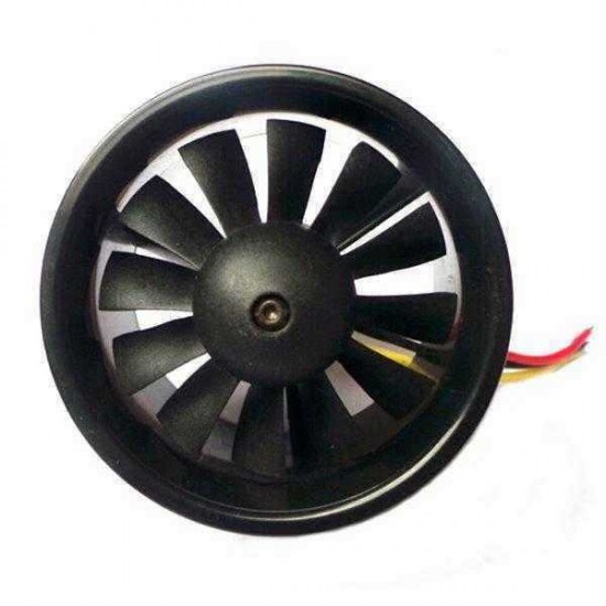 QX-Motor 64mm 12 Blades Ducted Fan With 2822 3500KV 3-4S Brushless Motor