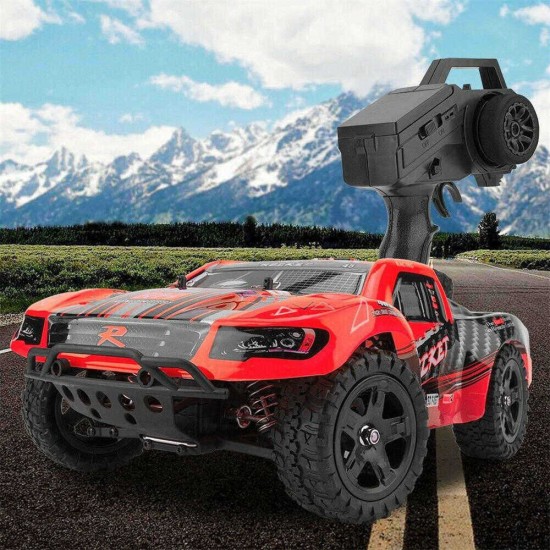 REMO 1625 1/16 2.4G 4WD Waterproof Brushless Off Road Monster Truck RC Car Vehicle Models Red