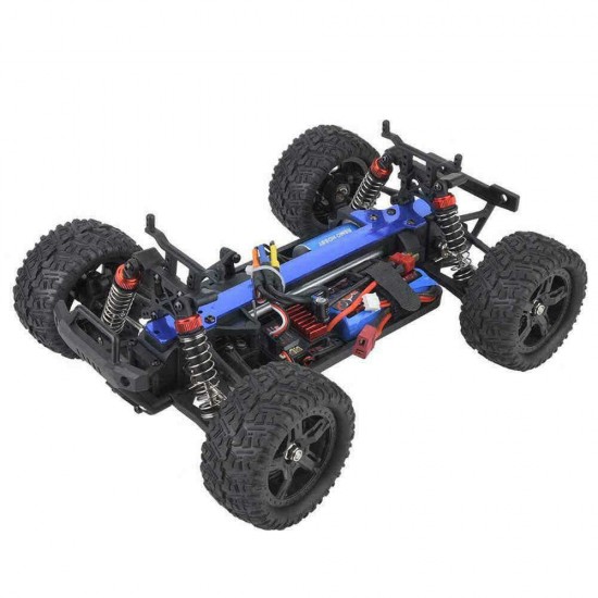 REMO 1635 1/16 2.4G 4WD Waterproof Brushless Off Road Monster Truck RC Car Vehicle Models Blue