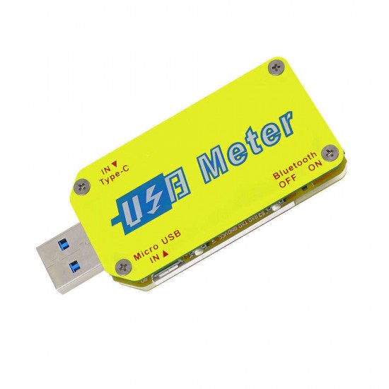 RIDEN® UM34/UM34C For APP USB 3.0 Type-C DC Voltmeter Ammeter Voltage Current Meter Battery Charge Measure Cable Resistance Tester RIDEN® UM34/UM34C For APP USB 3.0 Type-C DC Voltmeter Ammeter Voltage Current Meter Battery Charge Measure Cable Resistance Tester
