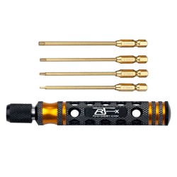 RJX 4 In 1 1.5/ 2.0/ 2.5/ 3.0mm Hex Screwdriver Repairing Tool For RC Models