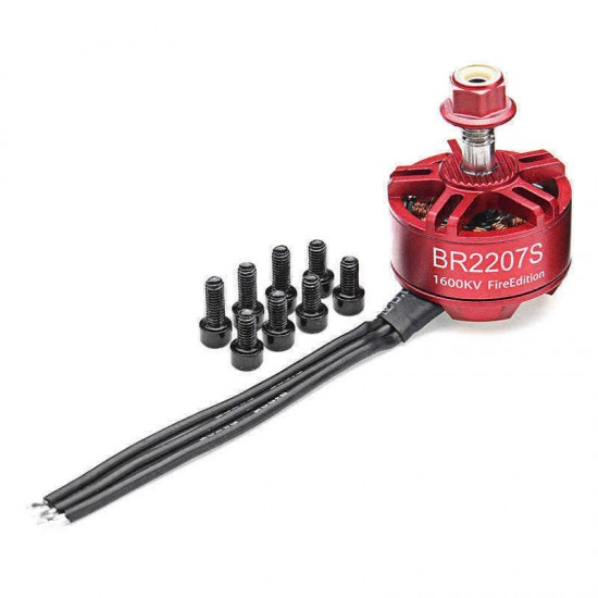 Racerstar 2207 BR2207S Fire Edition 1600KV 2200KV 2500KV 3-6S Brushless Motor For RC Drone Frame Kit