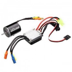 Racerstar 2430 Sensorless Waterproof Motor 7200/5800KV 25A ESC For 1/18 1/20 Cars