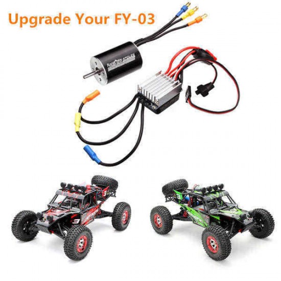 Racerstar 2838 Sensorless Waterproof Motor 3600/4500KV 35A ESC For 1/12 1/14 Cars