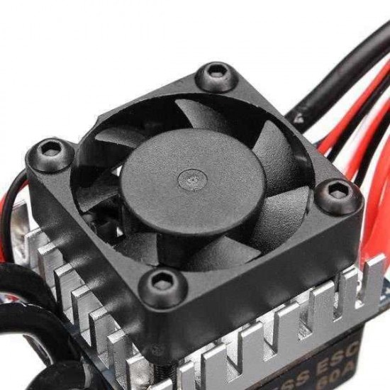 Racerstar 3650 Sensorless Brushless Waterproof Motor 60A ESC For 1/10 Monster Truck Truggy Cars