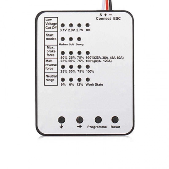 Racerstar LED Program Card For Racerstar Surpass Rocket ESC