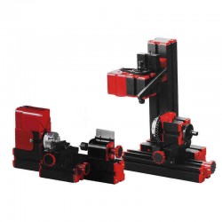 Raitool™ 8 In 1 Mini Multipurpose Machine DIY Woodwork Model Making Tool Lathe Milling MachineKit