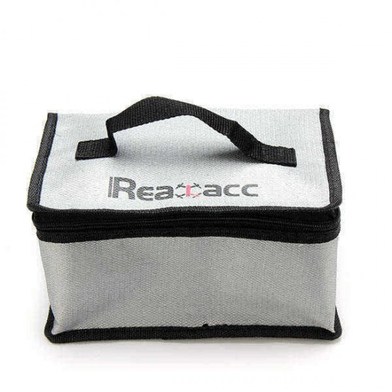 Realacc Fire Retardant Lipo Battery Bag(220x155x115mm)With Handle