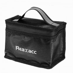 Realacc Fireproof Waterproof Lipo Battery Safety Bag(155x115x90mm) With Luminous Handle