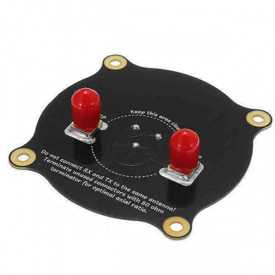 Realacc Triple Feed Patch-1 5.8GHz 9.4dBi Directional Circular Polarized FPV Pagoda Antenna