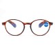 Retro Anti Blue Ray Reading Glasses Round Frame Computer Presbyopic Eyeglasses