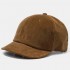 Retro Corduroy Short Brim Cap Cowboy Wild Street Small Baseball Cap