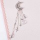 Retro Diamond Tassels Crescent Hairpin Stars Pendant Hair Accessories for Women