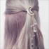 Retro Diamond Tassels Crescent Hairpin Stars Pendant Hair Accessories for Women