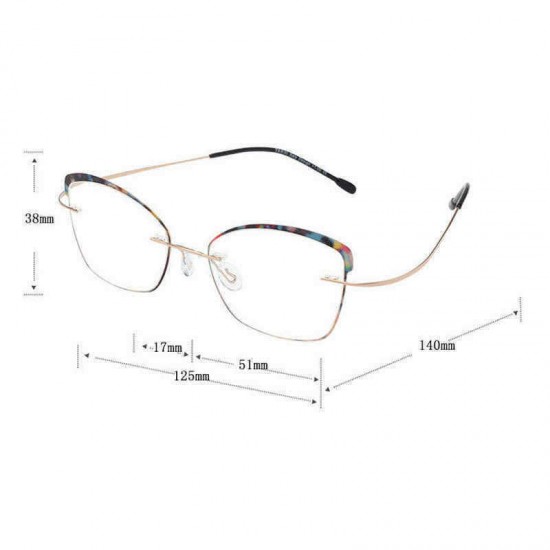 Retro Elastic Folding Metal Reading Glasses with Case Anti-Blue Light HD Resin Presbyopic Glasses Retro Elastic Folding Metal Reading Glasses with Case Anti-Blue Light HD Resin Presbyopic Glasses