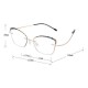 Retro Elastic Folding Metal Reading Glasses with Case Anti-Blue Light HD Resin Presbyopic Glasses Retro Elastic Folding Metal Reading Glasses with Case Anti-Blue Light HD Resin Presbyopic Glasses