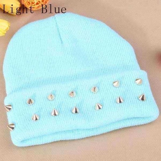 Rivet Fluorescent Candy Color Knit Hats