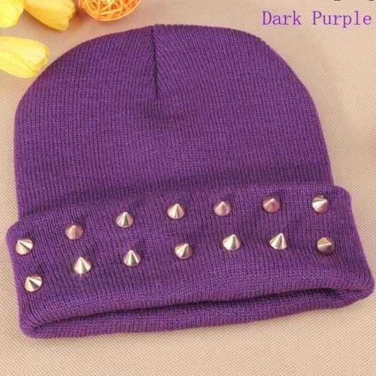 Rivet Fluorescent Candy Color Knit Hats