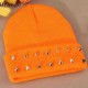 Rivet Fluorescent Candy Color Knit Hats