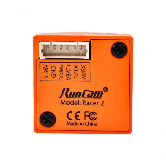 RunCam Racer 2 Super WDR CMOS 700TVL 1.8mm/2.1mm FPV Camera 6ms Low Latency Joystick or UART Control