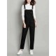 S-6XL Casual Women Denim Pockets Jumpsuit Playsuit