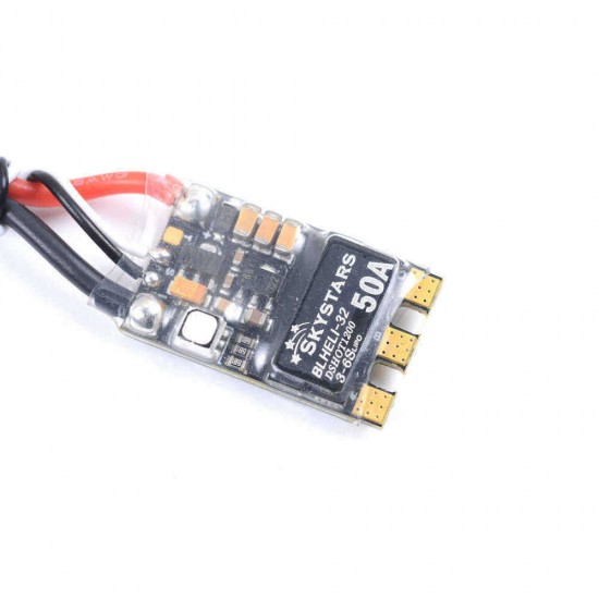 SKYSTARS 50A Blheli_32 bit 3-6S Dshot1200 built-in RGB LED Brushless ESC for RC Drone FPV Racing