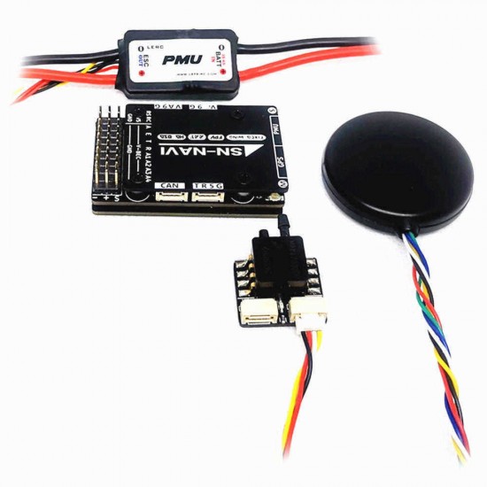 SN-NAVI MAVLINK Smart Audio Flight Controller FC Built-in OSD+Airspeed Meter+PMU Module+GPS for RC Airplane Fixed Wing