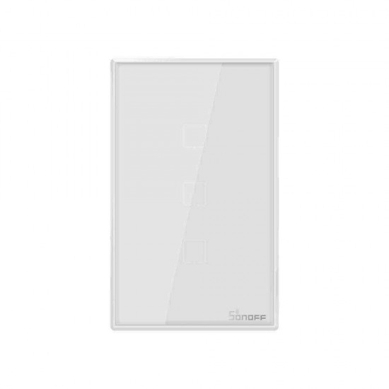 SONOFF® T0 EU/US/UK AC 100-240V 1/2/3 Gang TX Series WIFI Wall Switch Smart Wall Touch Light Switch For Smart Home Work With Alexa Google Home