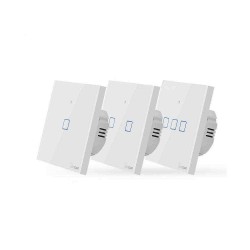 SONOFF® T0 EU/US/UK AC 100-240V 1/2/3 Gang TX Series WIFI Wall Switch Smart Wall Touch Light Switch For Smart Home Work With Alexa Google Home