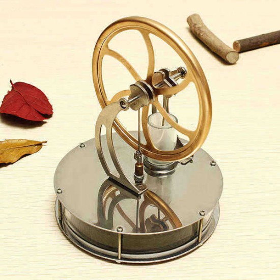 STEM Low Temperature Difference Stirling Engine DIY Toy Gift Decor Collection