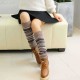 Senshoes Vintage Color Striped Fashion Piles Socks Boots Leggings Korean Legs Tube Socks Senshoes Vintage Color Striped Fashion Piles Socks Boots Leggings Korean Legs Tube Socks