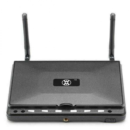 Skyzone HD02 40CH 5.8G 7 Inch 1024x600 HD FPV Monitor HD Port With/Without DVR Build in Battery