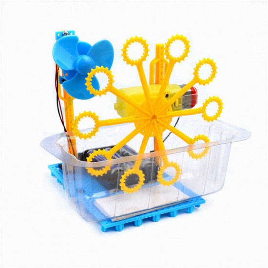 Small Hammer STEAM DIY Bubble Blister Robot Machine Educational Kit