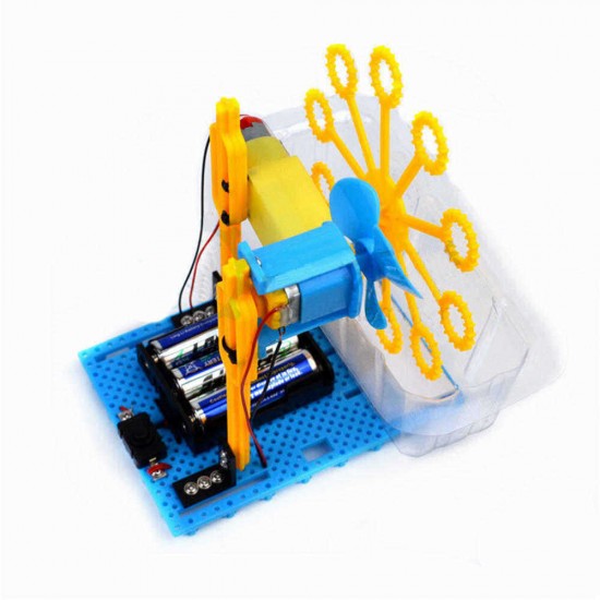 Small Hammer STEAM DIY Bubble Blister Robot Machine Educational Kit