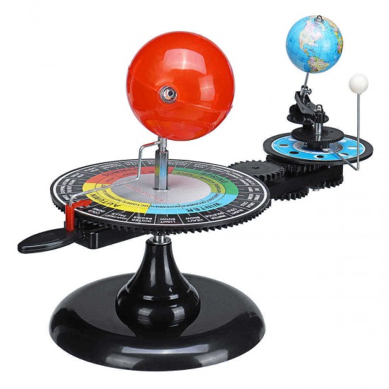 Solar System Orbit Sun Earth Moon Orbital Planetarium Model Science Toy Kids Educational Track Toys