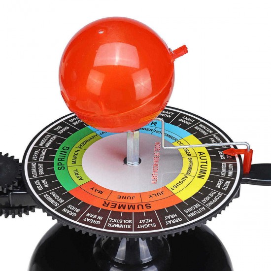 Solar System Orbit Sun Earth Moon Orbital Planetarium Model Science Toy Kids Educational Track Toys