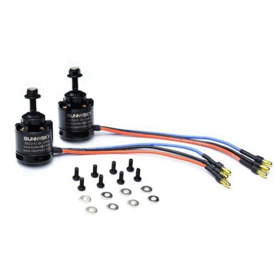 Sonicmodell 2212 KV1100 Brushless Motor & 40A ESC & 9g Servo & 8045 Propeller Power System Combo For Binary RC Airplane