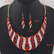 Statement Jewelry Set Colorful Rhinestone Corkscrew Spin Pendant Fashion Necklace Earrings for Women Statement Jewelry Set Colorful Rhinestone Corkscrew Spin Pendant Fashion Necklace Earrings for Women