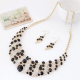 Statement Jewelry Set Colorful Rhinestone Corkscrew Spin Pendant Fashion Necklace Earrings for Women Statement Jewelry Set Colorful Rhinestone Corkscrew Spin Pendant Fashion Necklace Earrings for Women