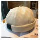 Street Hipster Landlord Hat Fashion Melon Hat Hip Hop Hat Casual Letter Brimless Hats