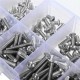 Suleve™ M3SS1 M3 Stainless Hex Socket Button Head Screws Allen bolt Nut Assortment Kit 340pcs