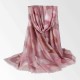 Summer Linen Breathable Heart-Shaped Printed Scarf Vintage Women Outdoor Shawl