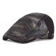 Summer Mesh Beret Caps Camouflage Forward Caps Outdoor Travel Hats Plaid Retro Hat