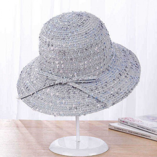 Summer Sunshade Visor Beach Sun Hat For Women Fashion Decorative Outdoor Bucket Cap