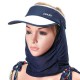 Summer Unisex Women Breathable Empty Top Sun Hat Outdoor Travel Anti-UV Visor Cap