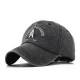 Summer Washed Cotton Letter Embroidered Baseball Hat Adjustable Sport Snapback Cap