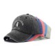 Summer Washed Cotton Letter Embroidered Baseball Hat Adjustable Sport Snapback Cap