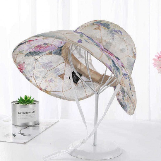 Sun Hat Women Wide Brim UV Protection Summer Beach Packable Visor Cap